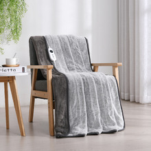 Faux Mink Heated Throw